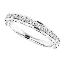 Comfort Fit Natural Diamond Wedding Band Prong Setting 1.10 Carats White Gold