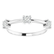 Cushion Old Cut Real Diamond Half Eternity Band 4 Prong Set 4.50 Carats