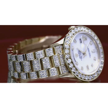 Custom Diamond Watch Rolex Presidential Day Date-Bracelet 20 Ct.