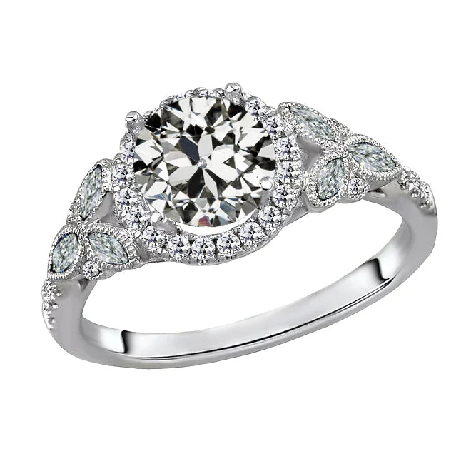 Artisan Halo Setting Ring 2 ct – main view