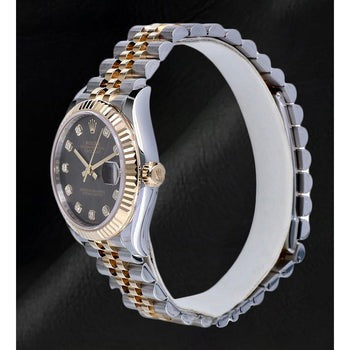 Rolex Two Tone Dark