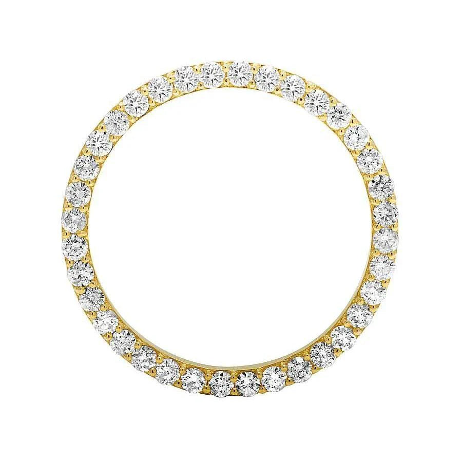 Datejust Or President Watch 4 Ct Custom 41 Mm Real Diamond Bezel To Fit Rolex