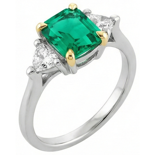 Brilliant Gemstone Ring 3.50 ct – front view