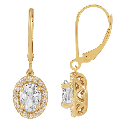 Diamond Earrings 4.50-ct 14K Yellow Gold – main view