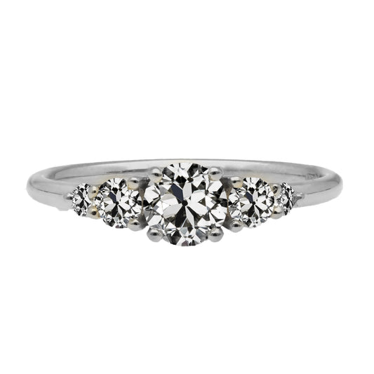 Authentic Brilliant Diamond Proposal Ring – main view