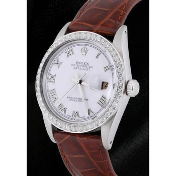 Brown Leather Band Ss