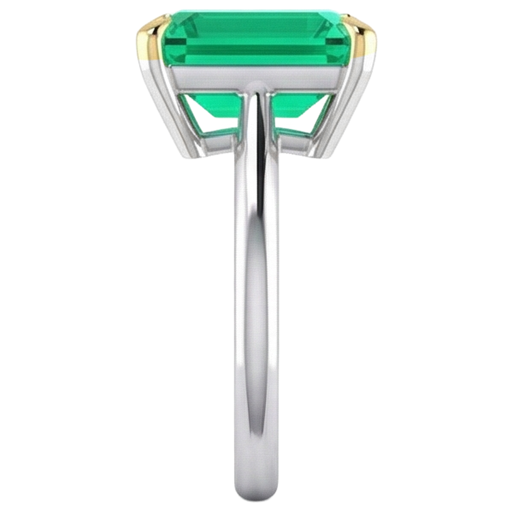 High-End Gemstone Ring 4 ct – top view