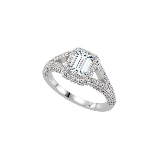 natural round diamond 2.51ct ring front view