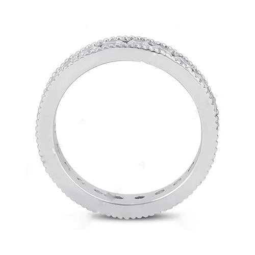 Engagement Band 2.10 Ct. Round Real Diamonds New Jewelry