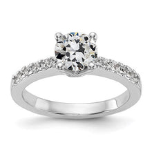 Engagement Ring Round Old Miner Real Diamond Prong Set 2.50 Carats