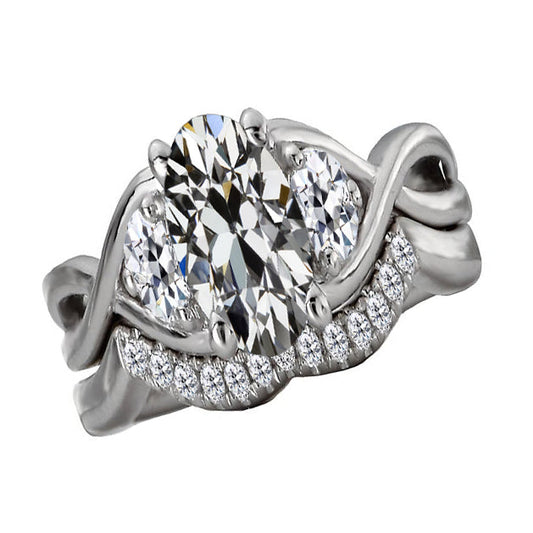 Proposal Ring 14K White Gold with Fine Diamond – main view