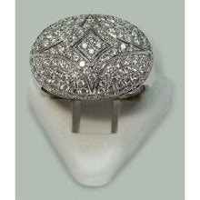 Fancy Round Diamond Engagement Ring Natural 1.27 Carats White Gold 14K