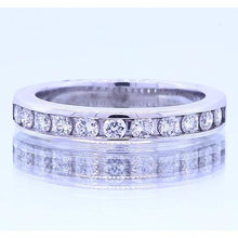 Genuine 1.65 Carats Anniversary Band Round Diamond White Gold 14K