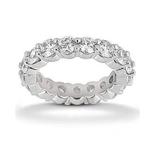 Genuine 4.25 Carats Round Diamond Gold Engagement New