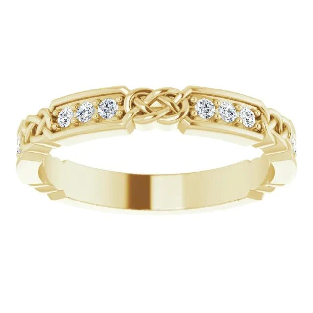 Genuine Diamond Anniversary Band 0.40 Carats