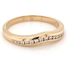 Genuine Diamond Anniversary Band Women Yellow Gold New