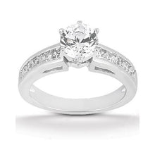 Genuine Diamond Engagement Ring Set 2.85 Carats Round and