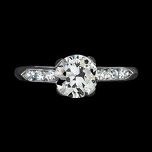 Gold Anniversary Ring Round Old Mine Cut Real Diamond 3 Carats Jewelry