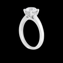 Gold Hidden Halo Genuine Diamond With Accents