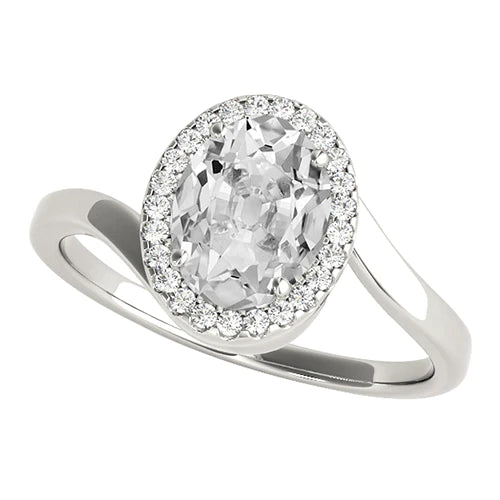 natural round diamond 5.50ct ring front view