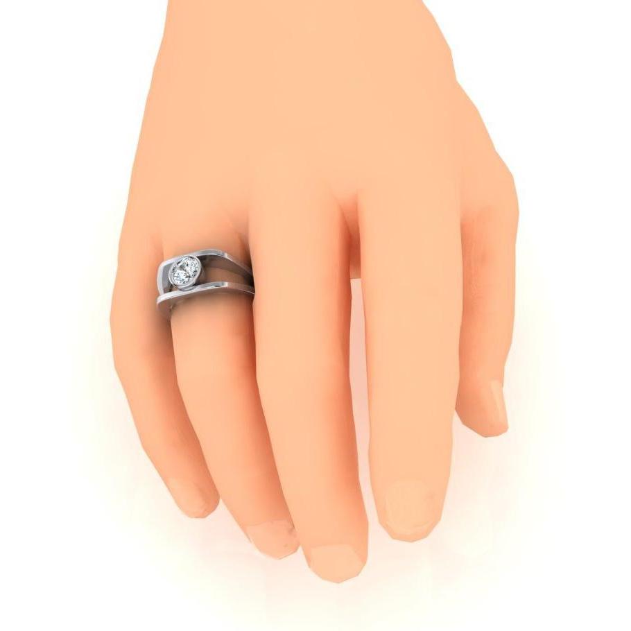 Gorgeous Solitaire Diamond Ring Anniversary Jewelry 1 Carat