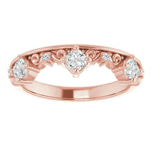 Half Eternity Band Cushion Old Miner Genuine Diamond Vintage Style 5 Carats