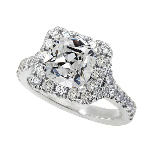natural round diamond 10.50ct ring front view