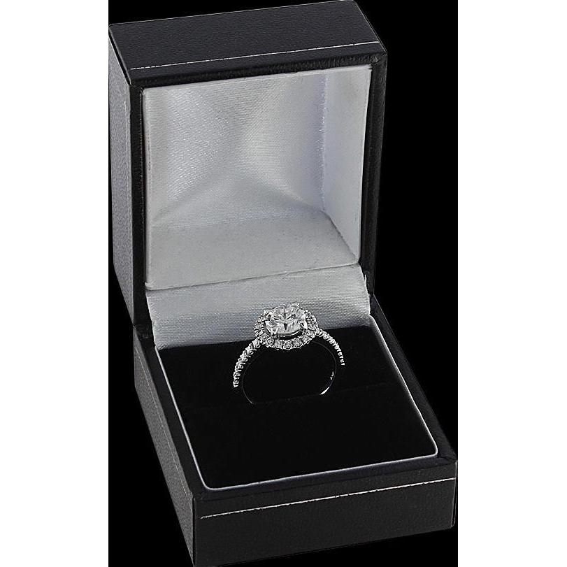 Genuine Diamond Wedding Ring White Gold 1.50 Ct.