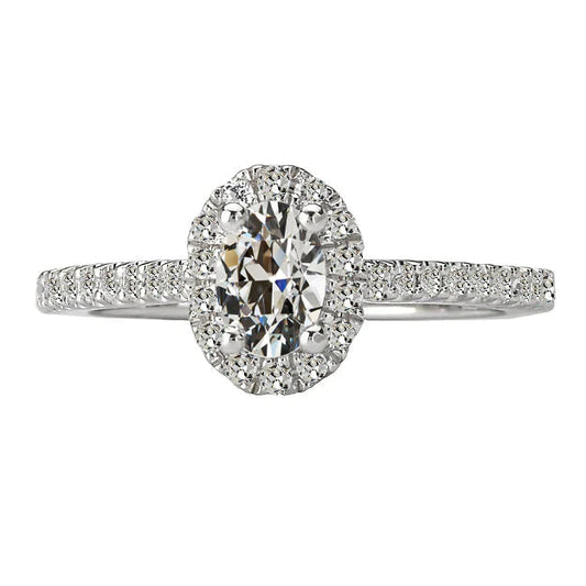 natural round diamond 4.50ct ring front view