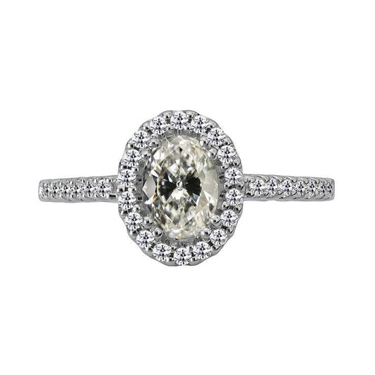 natural round diamond 5.50ct ring front view