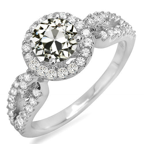 natural round diamond 5.50ct ring front view