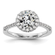 Halo Round Old Miner Real Diamond Ring With Accents Jewelry 3 Carats