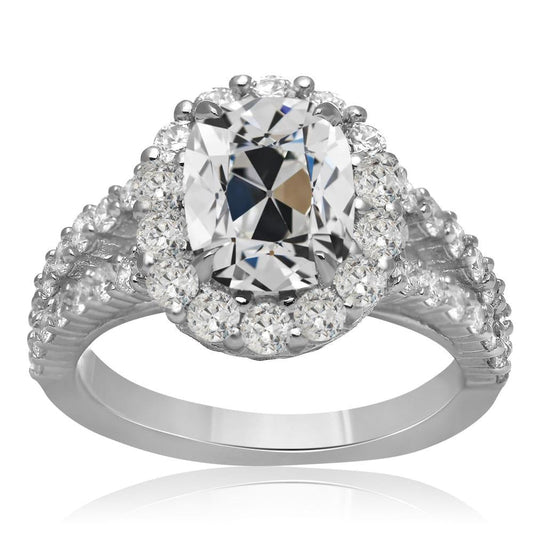 natural round diamond 11.50ct ring front view