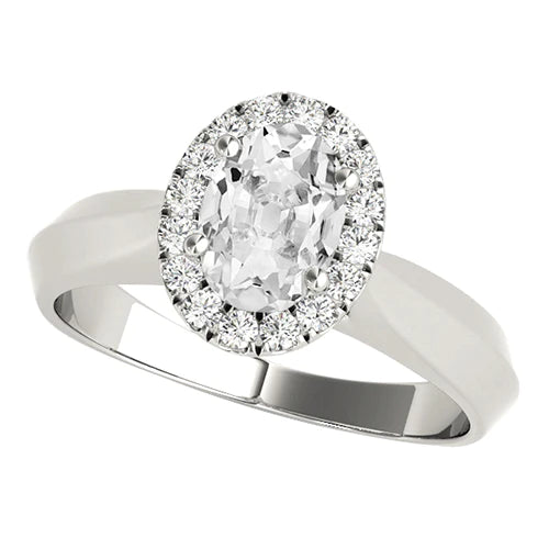 natural round diamond 4.25ct ring front view