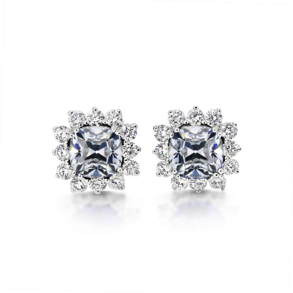 Authentic Fine Diamond Earrings – main view