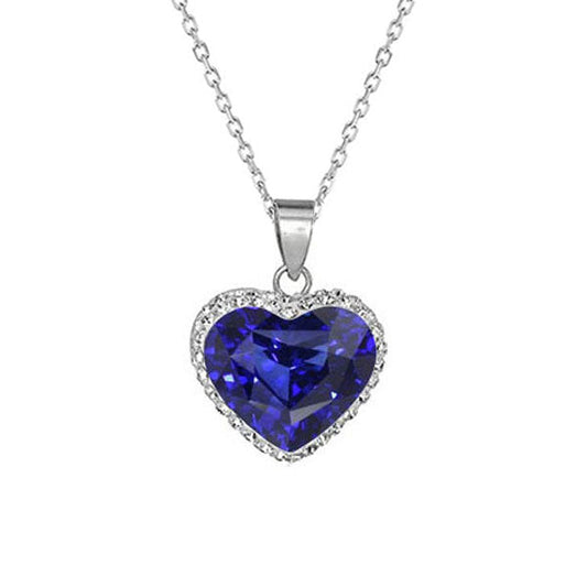 Brilliant Cornflower Blue Sapphire Gemstone Pendant 2 ct – main view