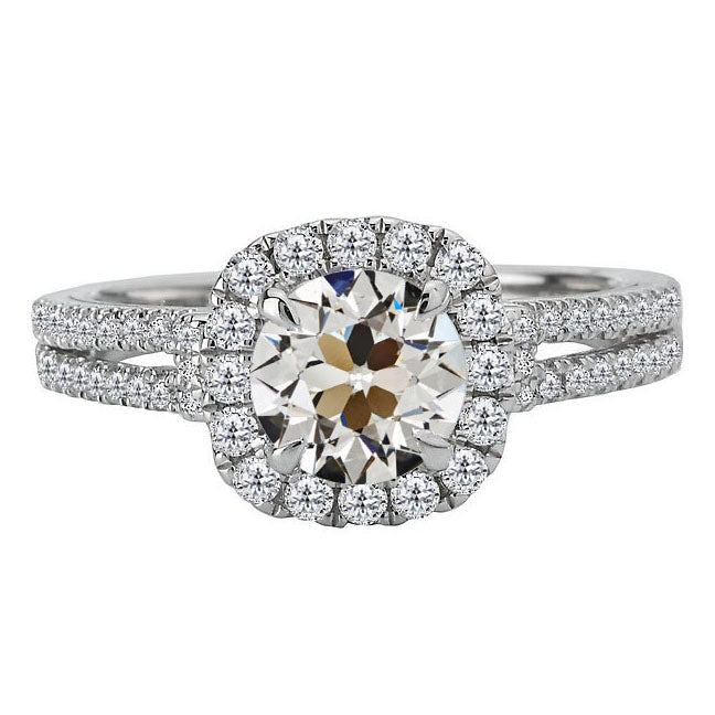 Dazzling Halo Setting Ring 5 ct – main view
