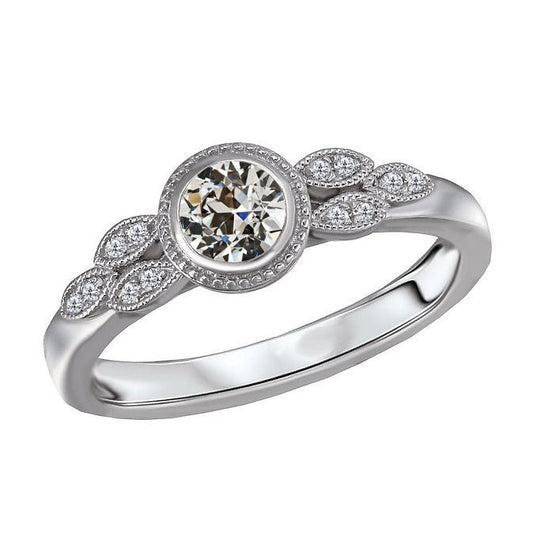 Handcrafted Brilliant Diamond Anniversary Ring 1 ct – main view