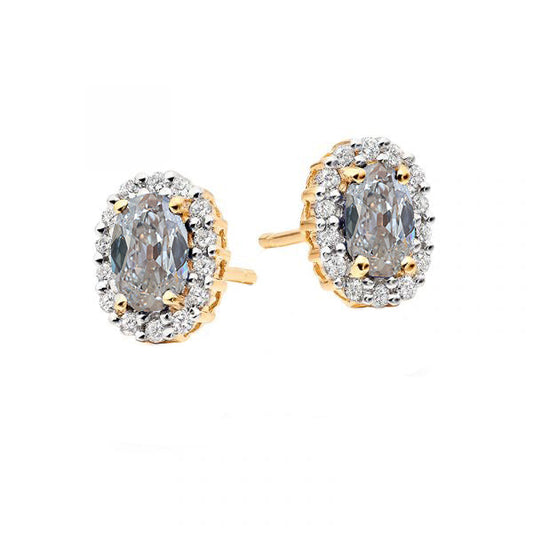 Sophisticated Fine Diamond Earrings 5.50 ct – main view