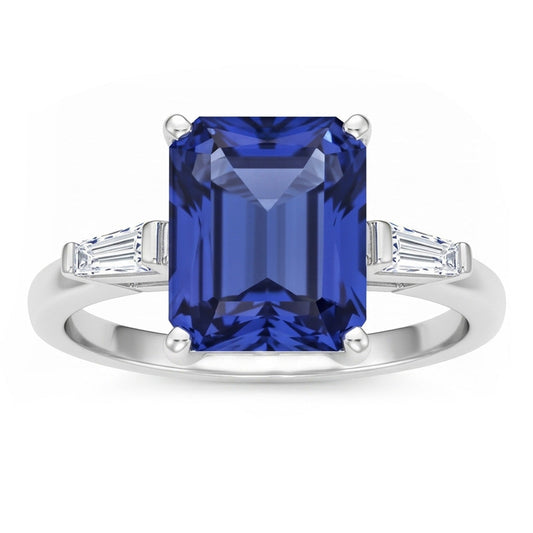 IGI CERTIFIED Genuine 11 Ct Big Sapphire Ring