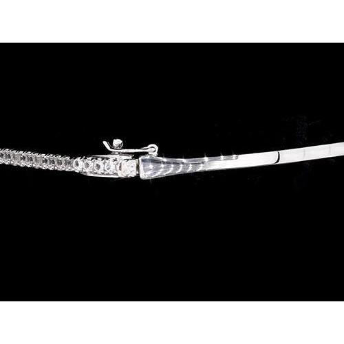 Ladies Genuine Diamond Bracelet White Gold Jewelry
