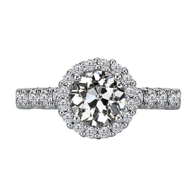 Radiant Fine Diamond Halo Ring 3.50 ct – main view