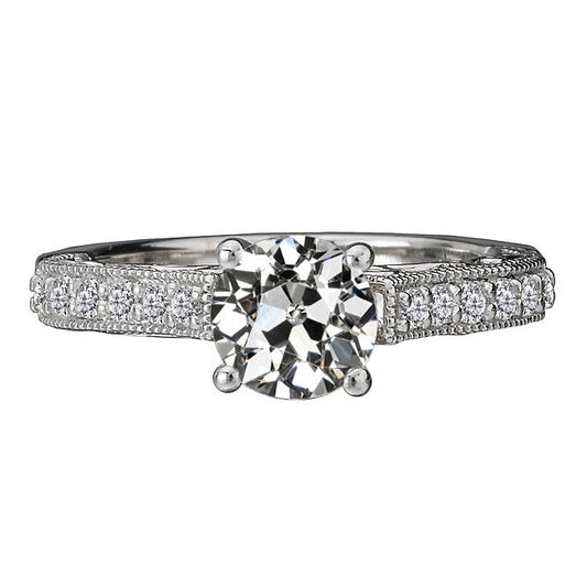 Brilliant Diamond Anniversary Ring 3-ct 14K White Gold – main view