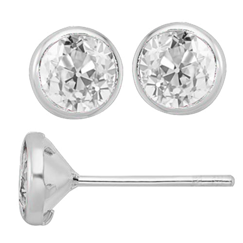 Refined Diamond Drop Earrings 3.50 ct – main view