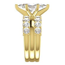 Marquise Real Diamond Wedding Ring Bridal Jewelry Yellow Gold