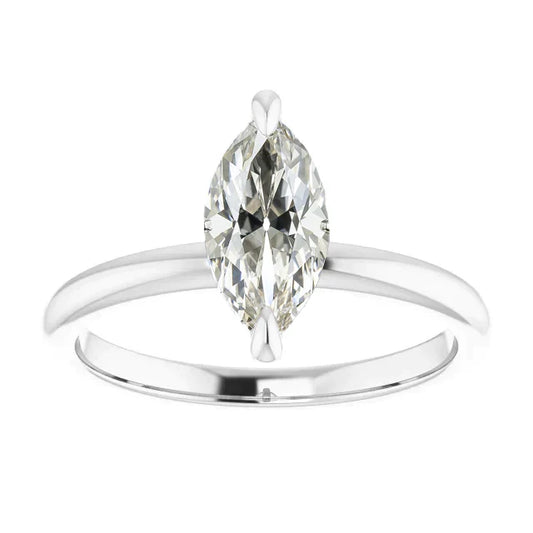 Earth-Mined Brilliant Diamond Single Stone Ring – main view