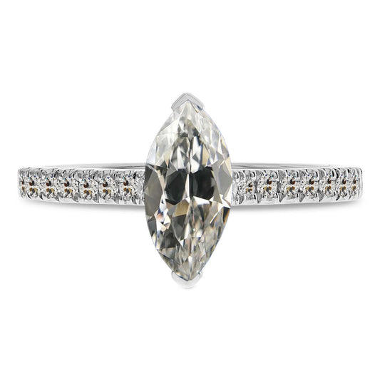 Exquisite Accent Solitaire Ring 4.50 ct – main view