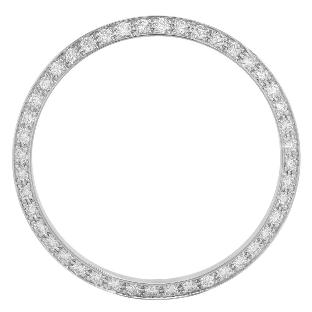 Men's 2 Ct. 36 Mm Custom Real Diamond Bezel To Fit Rolex Datejust & All Watch Models