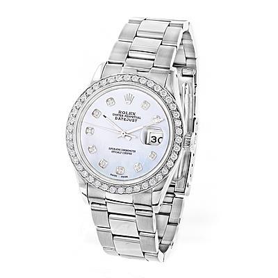 Mens Rolex Datejust 36 Mm Watch