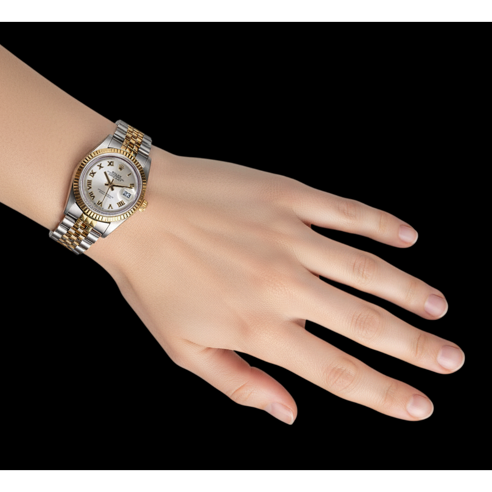 Midsize Datejust 31Mm Rolex Watch Ss & Gold Jubilee Bracelet P7